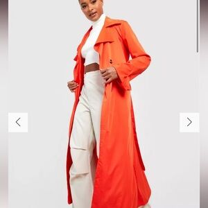 Topshop brand new orange trench coat